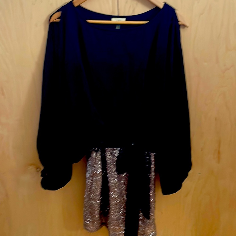 Sequin bottom dress